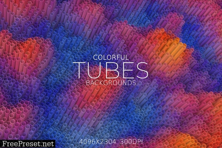 Colorful Tubes Backgrounds SSDSQFG