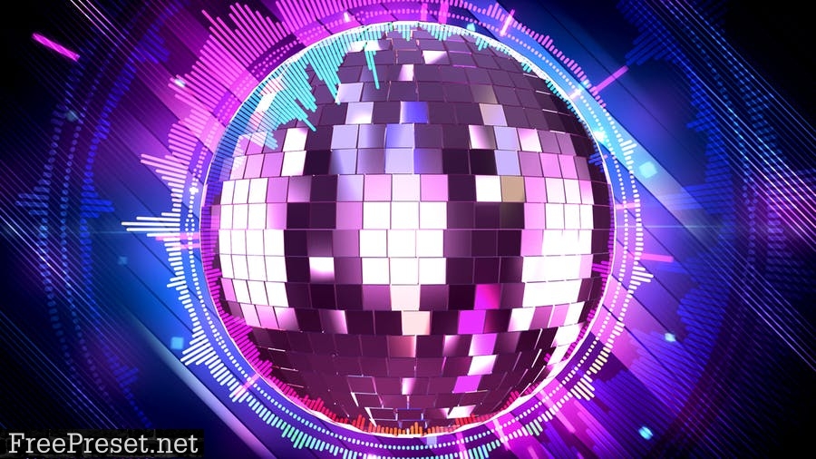 Disco Party Backgrounds MHW9S5B