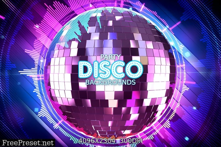 Disco Party Backgrounds MHW9S5B