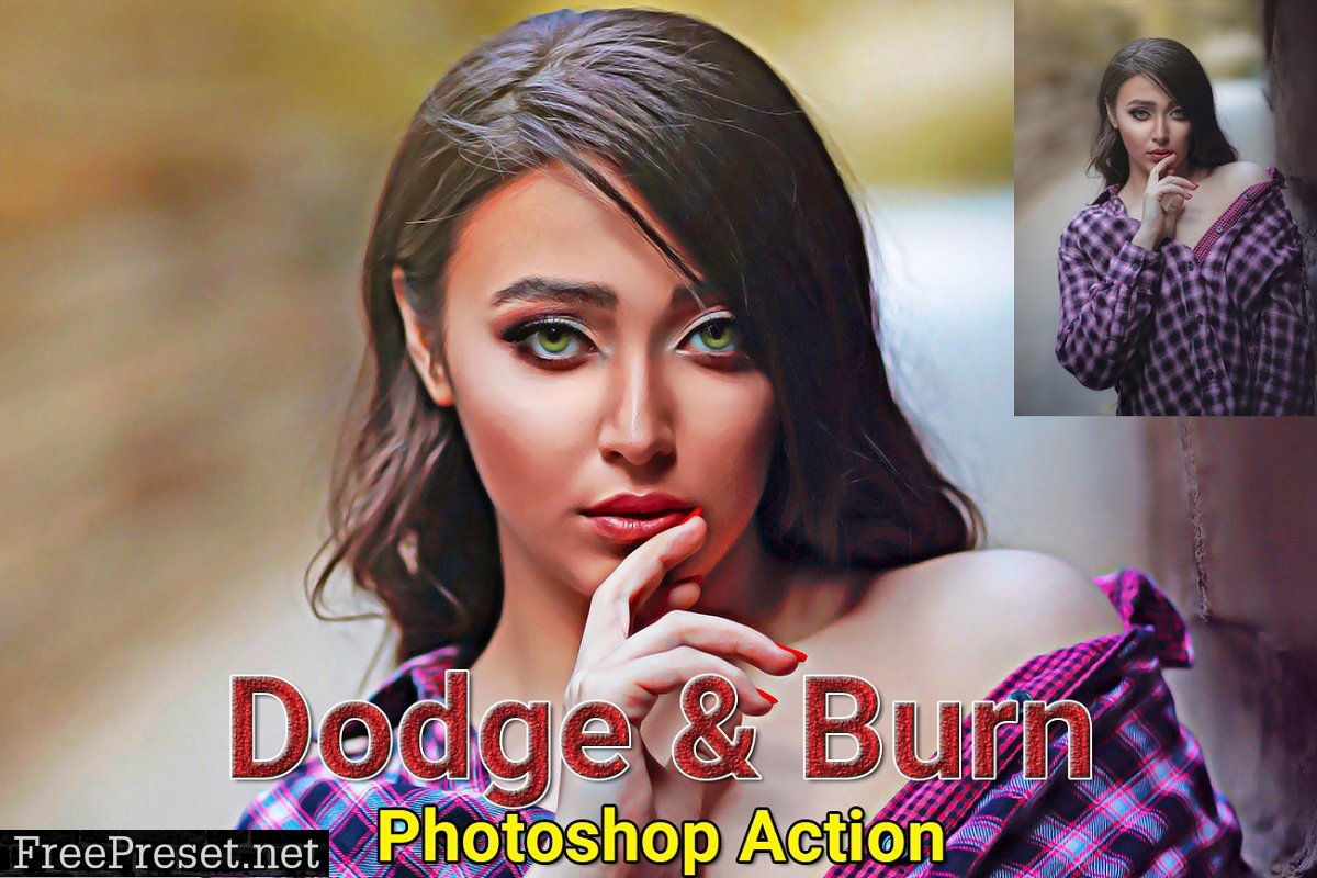 Dodge & Burn Photoshop Action 4818064