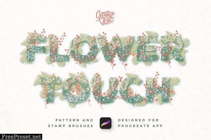 Flower Touch Procreate Brushes QX4MFBV