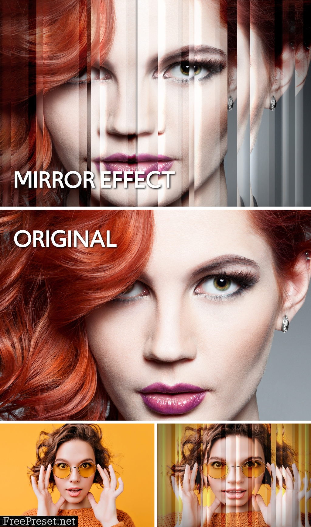 Fractal Mirror Overlay Effect Mockup 337470460