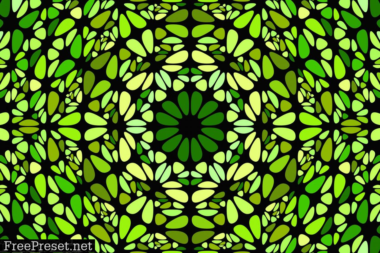 Green Stone Mosaic Background