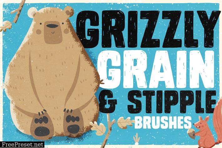 Grizzly Grain & Stipple Shader Brushes SRBDB6D