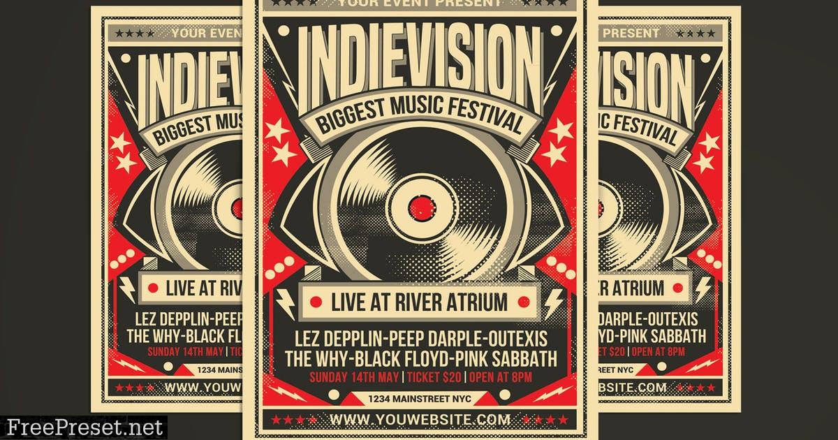 Indie Retro Flyer