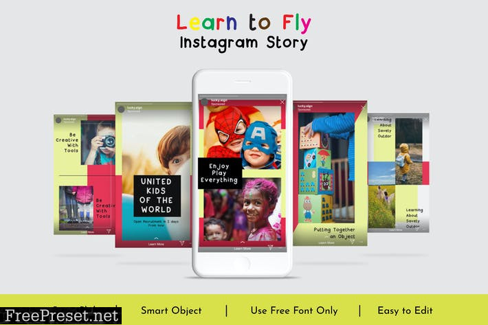 Learn to Fly Instagram Story Vol.13 74VERCB