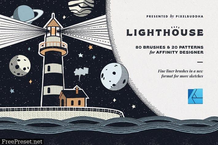 Lighthouse Liner Affinity Brushes 7KZKP5J