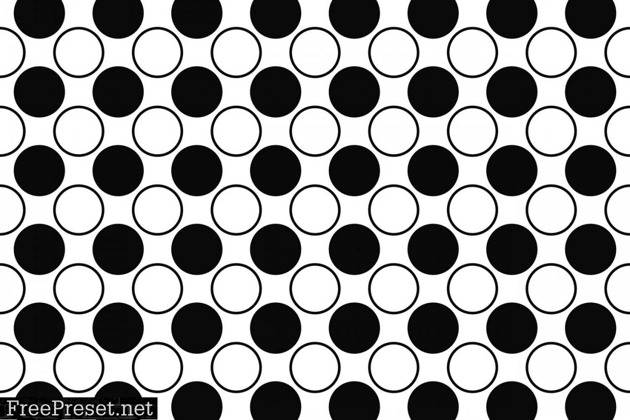 Monochrome Geometrical Pattern