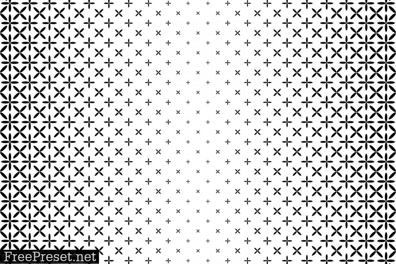 Monochrome Geometrical Pattern