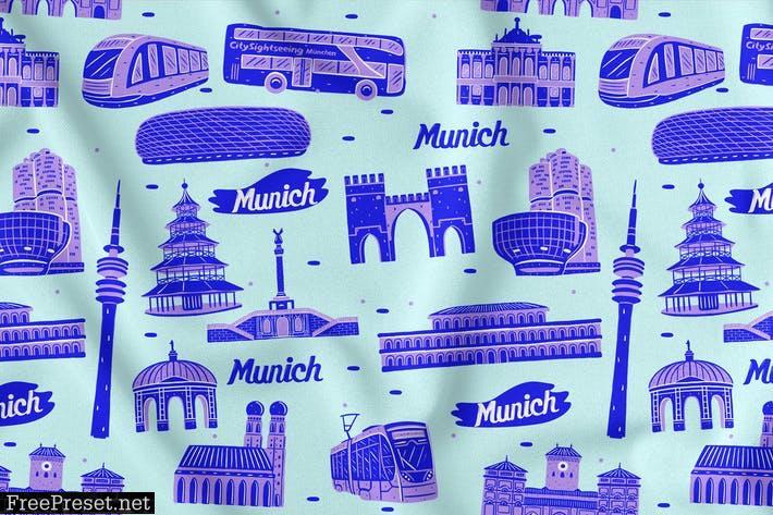 Munich Seamless Pattern E3S4PAL