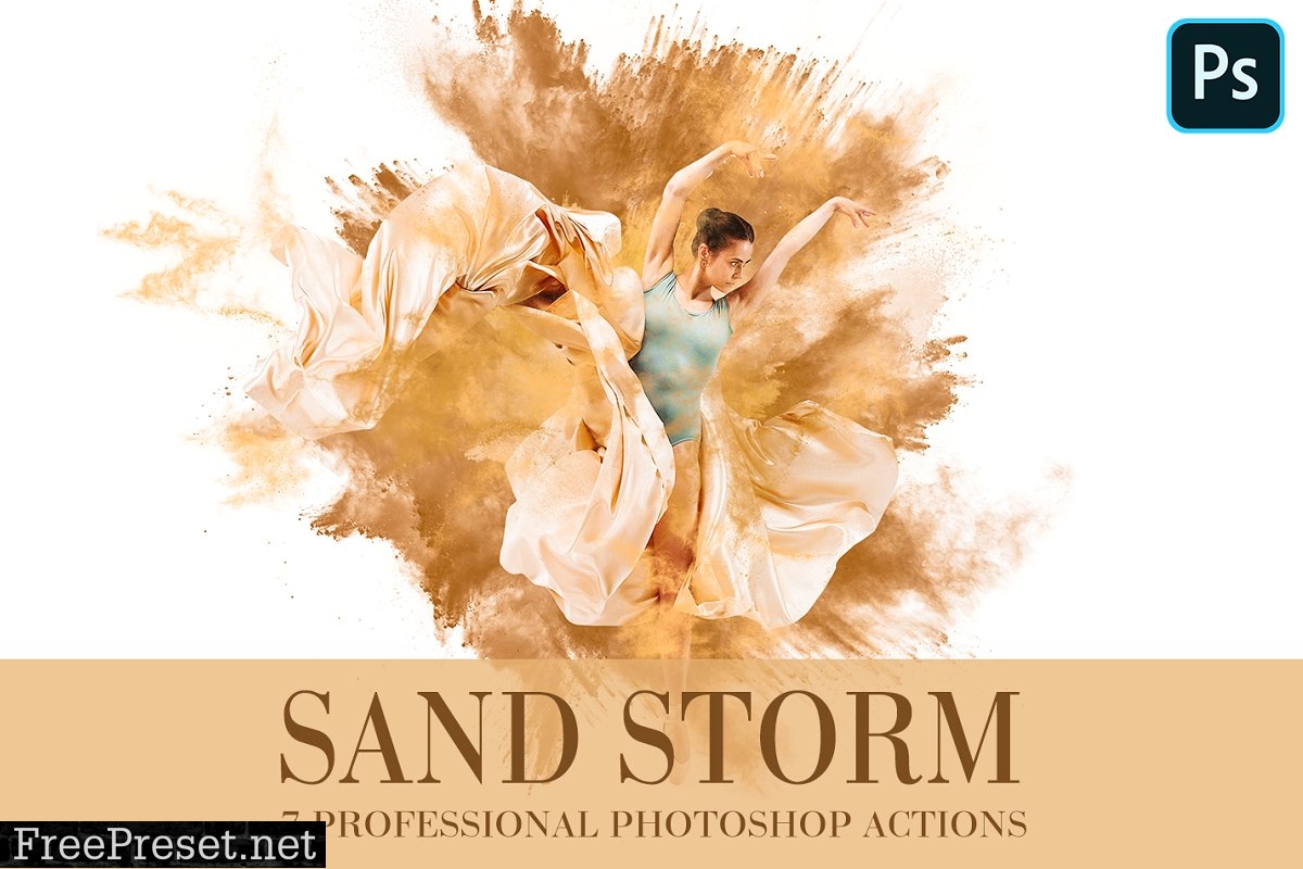 Photoshop Actions - Sand Storm 4841577