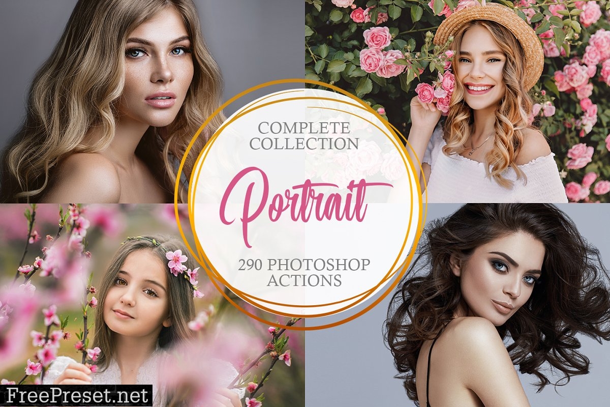 Portrait Photoshop Actions-Complete 3803892