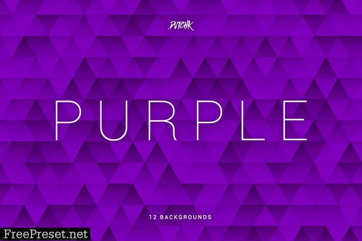 Purple | Abstract Triangles Mosaic Backgrounds P4GT2PE