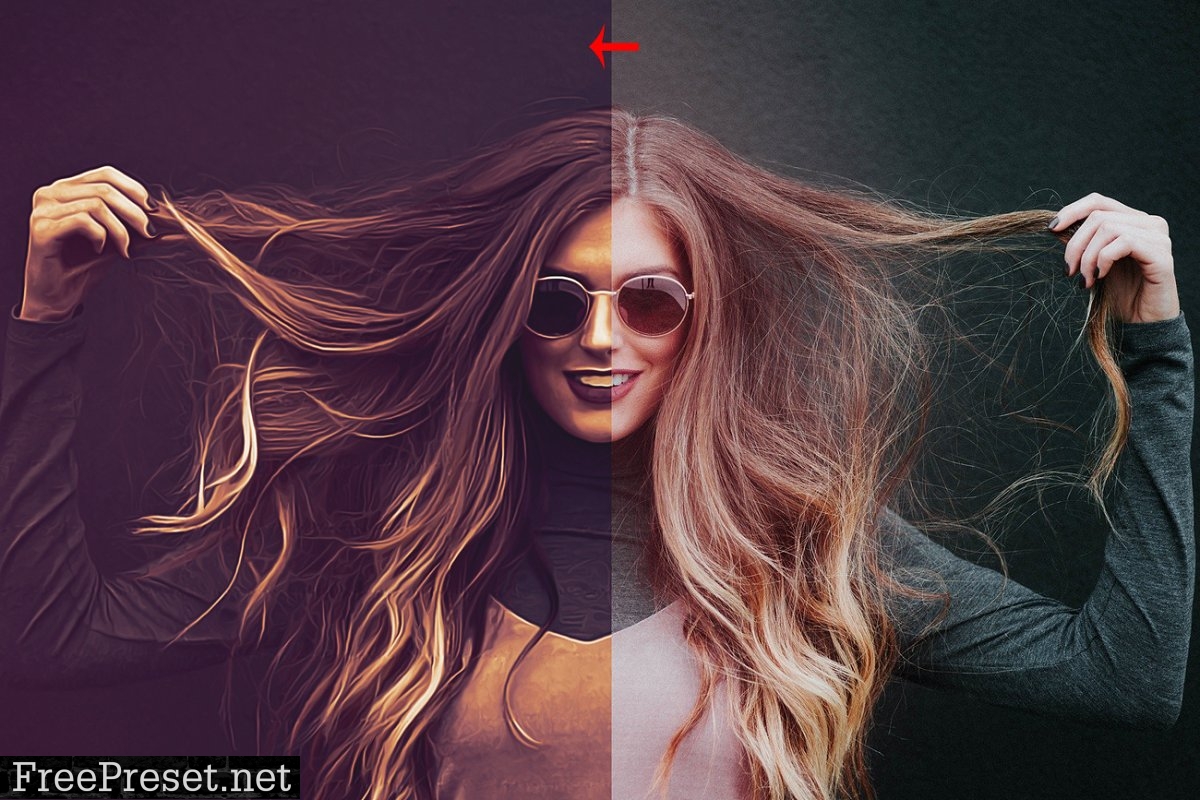 Realistic Painting Photoshop Action 4886383