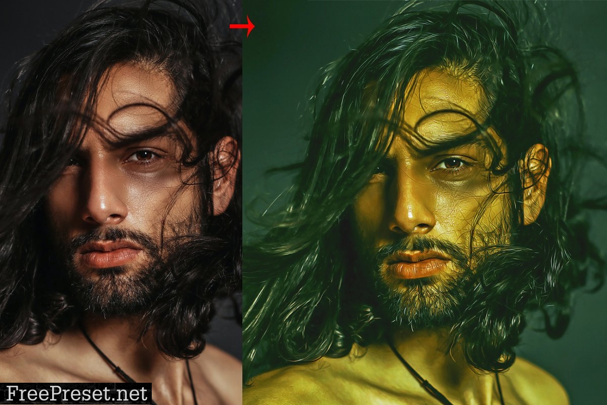 Realistic Painting Photoshop Action 4886383