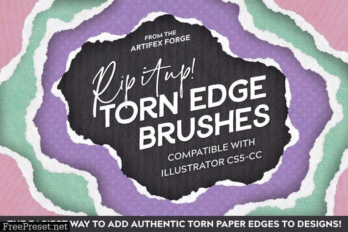 Rip It Up! - Torn Edge Brushes A668Z6R