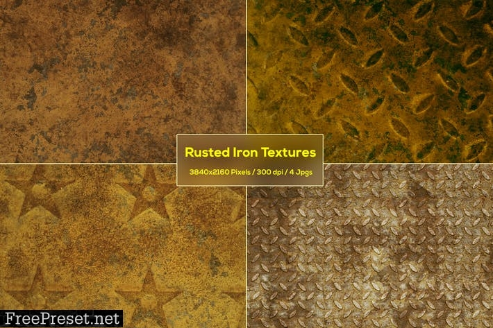 Rusted Iron Textures WKJFR5E