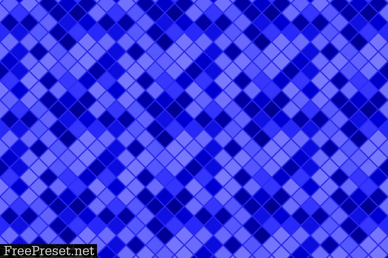 Seamless Blue Square Pattern