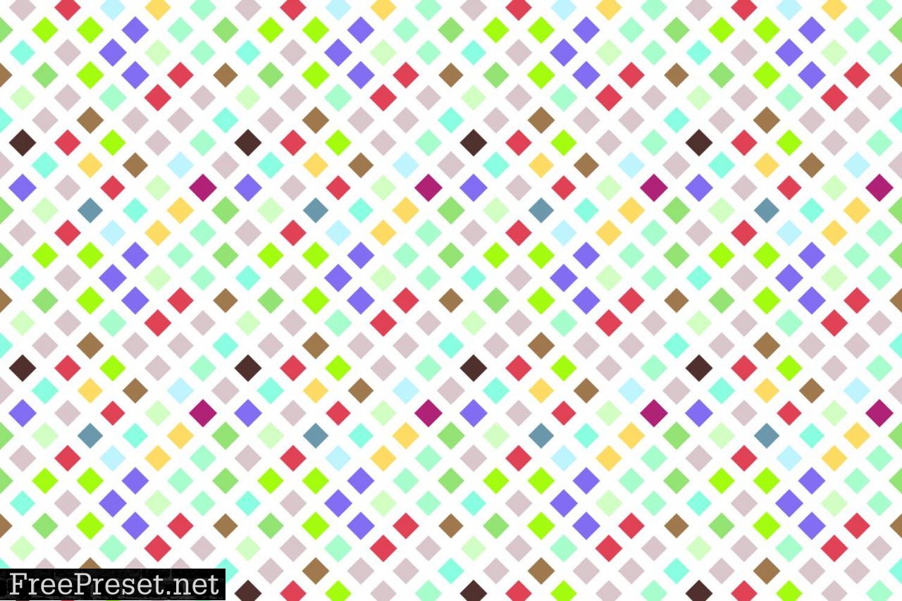 Seamless Colorful Square Pattern