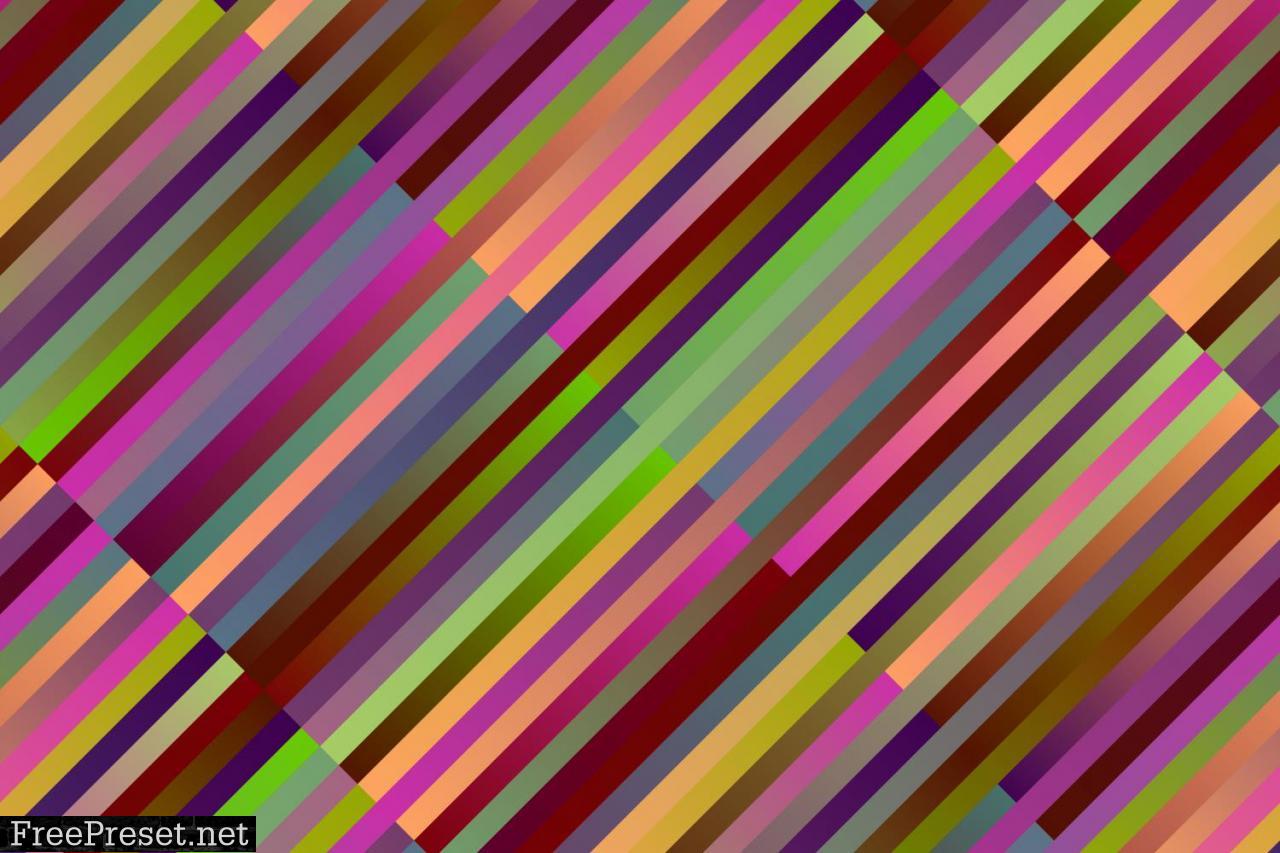 Seamless Gradient Stripe Pattern