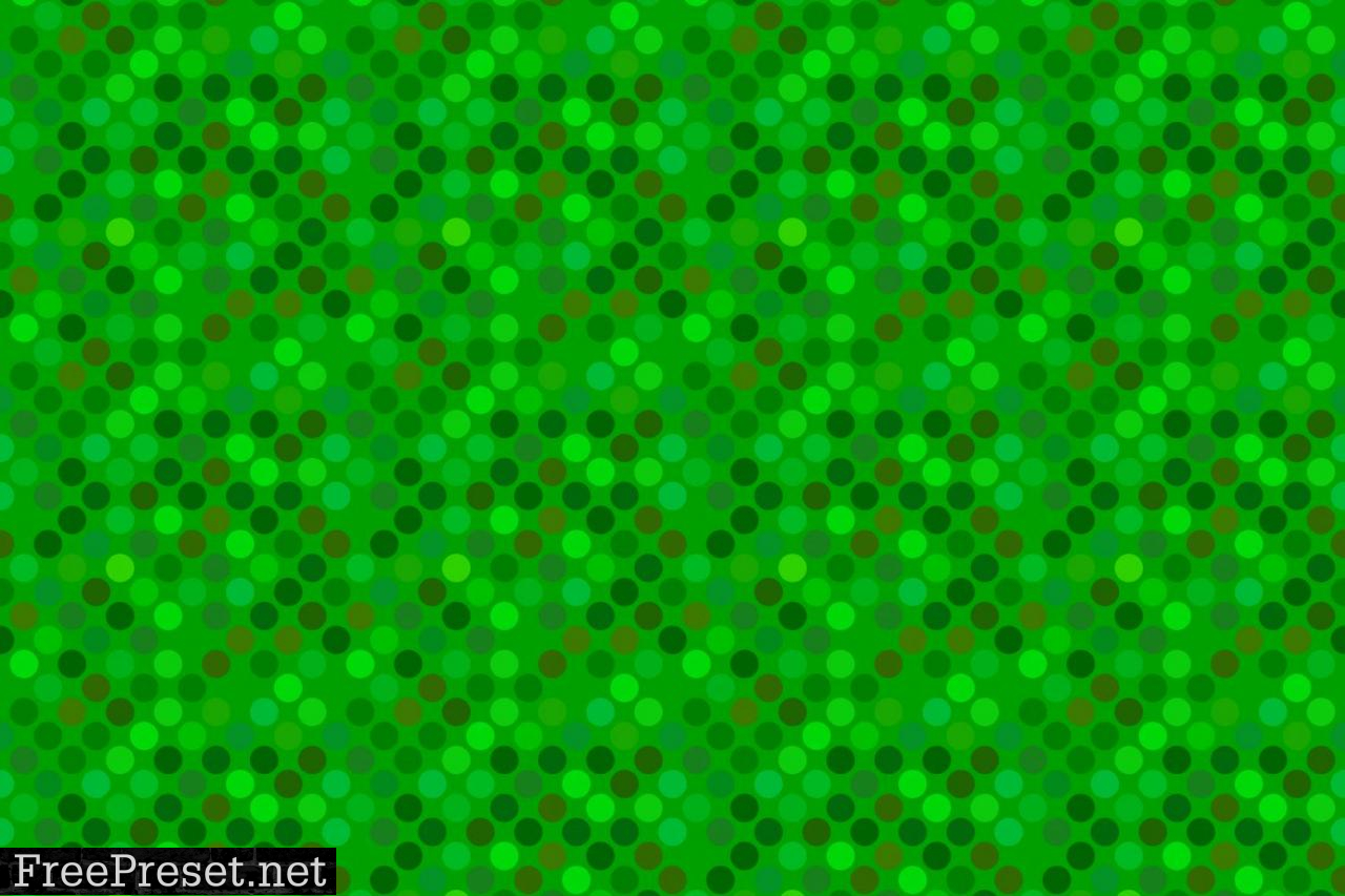 Seamless Green Dot Pattern