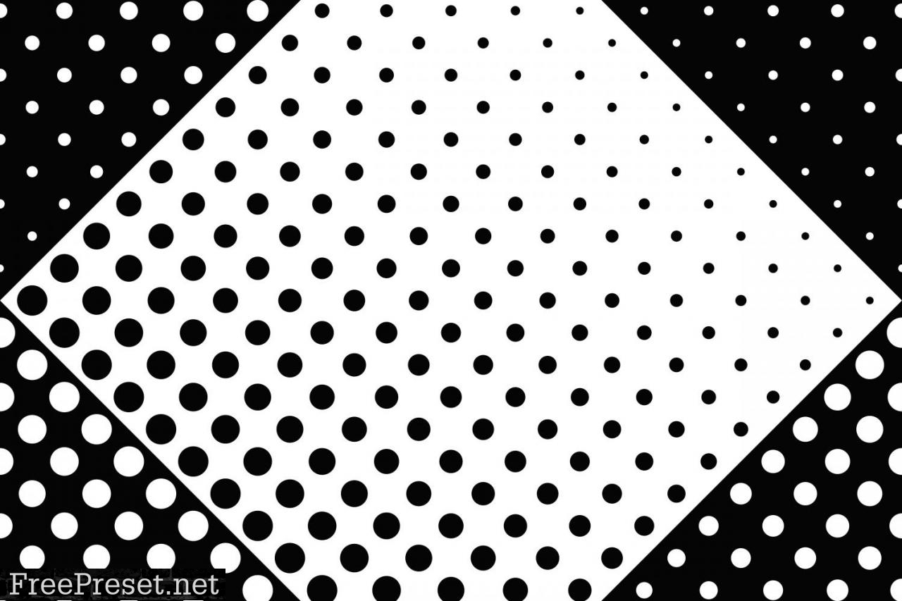 Seamless Halftone Dot Pattern