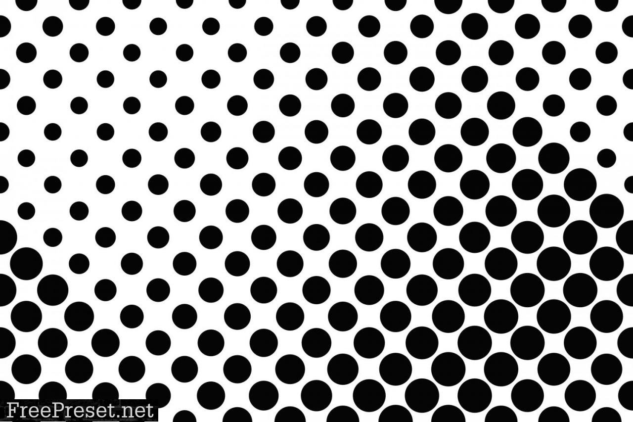 Seamless Halftone Dot Pattern