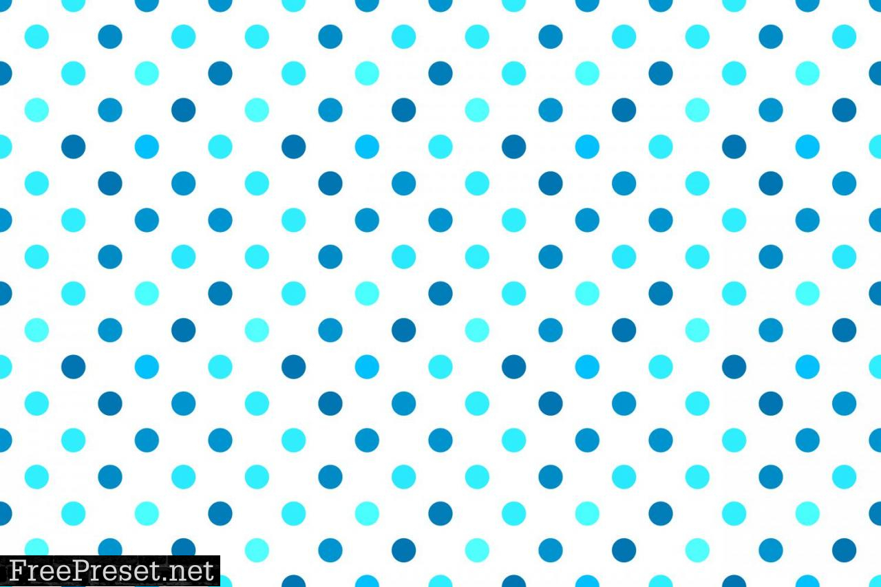 Seamless Light Blue Dot Pattern