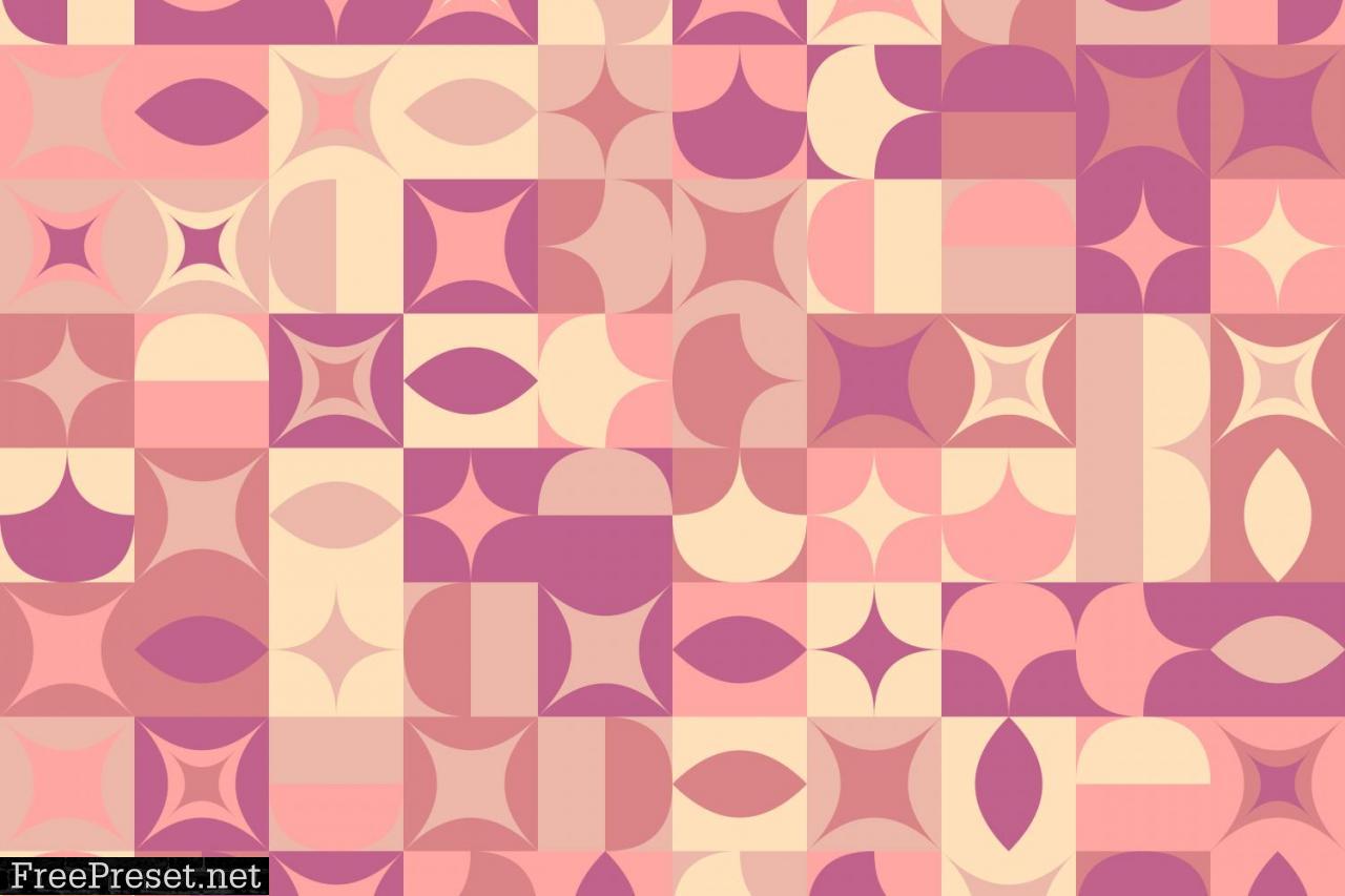 Seamless Mosaic Pattern Background