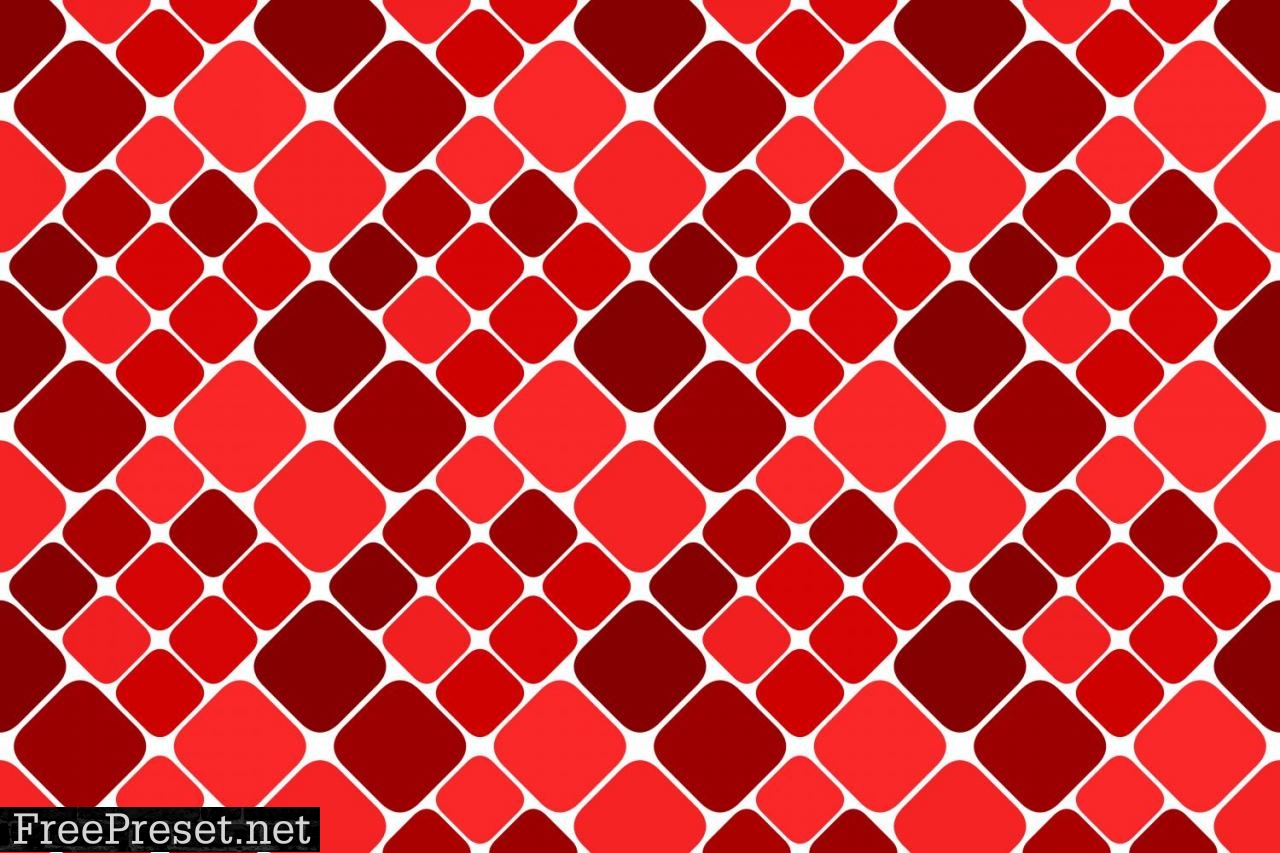Seamless Red Square Pattern
