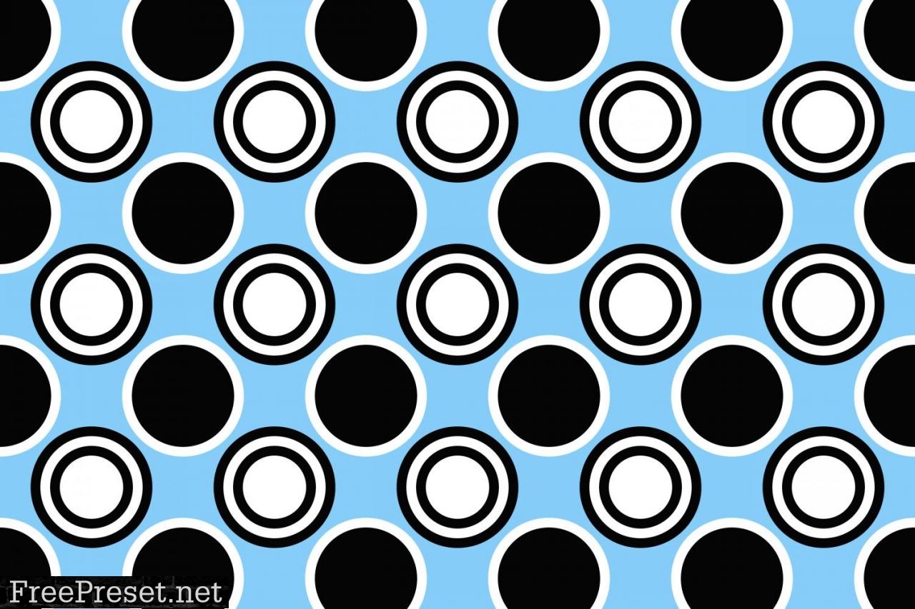 Seamless Threetone Pattern