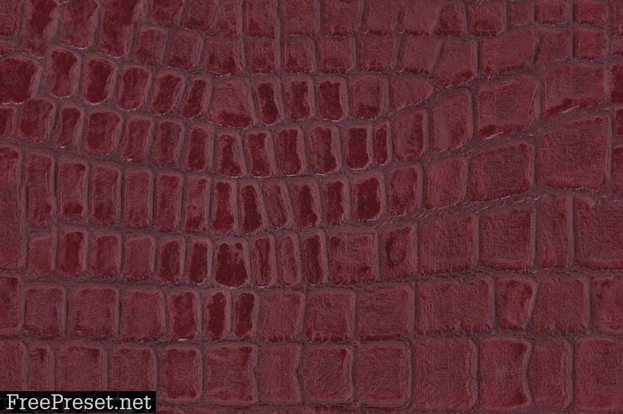 Set of 4 seamless red leather textures YMRNMSZ