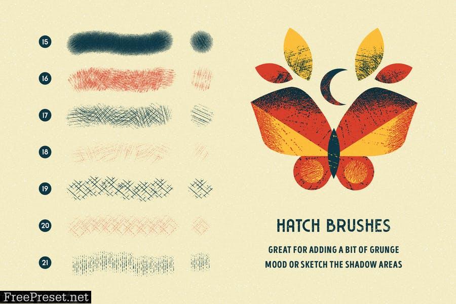 Shader Brushes for Photoshop A8H5EBM