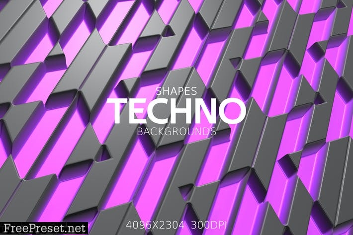 Techno Shapes Backgrounds Y75DBC3