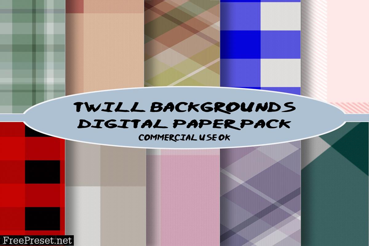 Twill Pattern Backgrounds