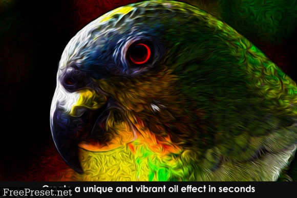 Vibrant Oil Painting Photoshop Action 3802214