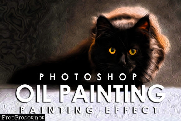 Vibrant Oil Painting Photoshop Action 3802214