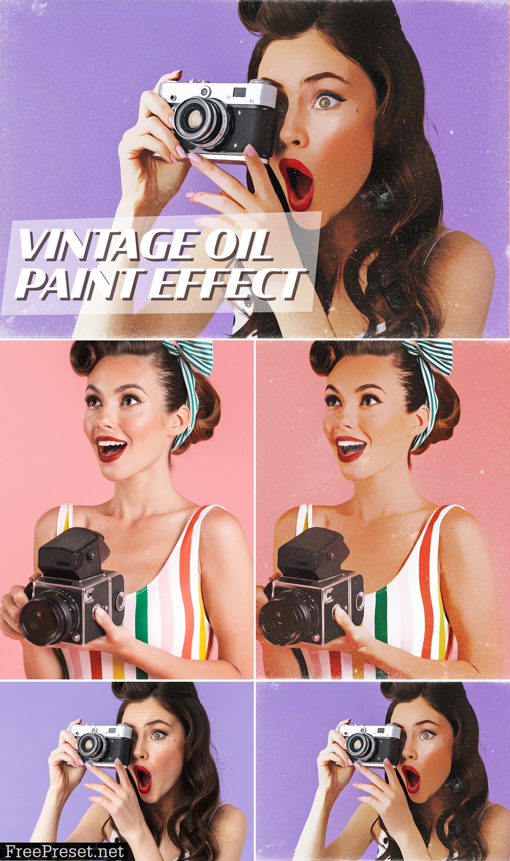 Vintage Paint Style Advertising Effect Mockup 342475313