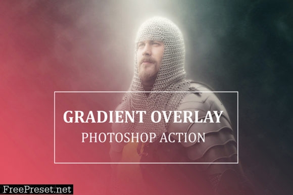 5 in 1 Gradient Photoshop Actions Bundle