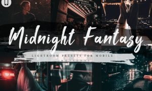 7 Midnight Fantasy Mobile Lightroom Presets