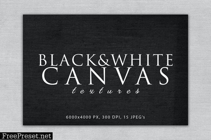 Black and White Canvas Textures ZCZBDCB