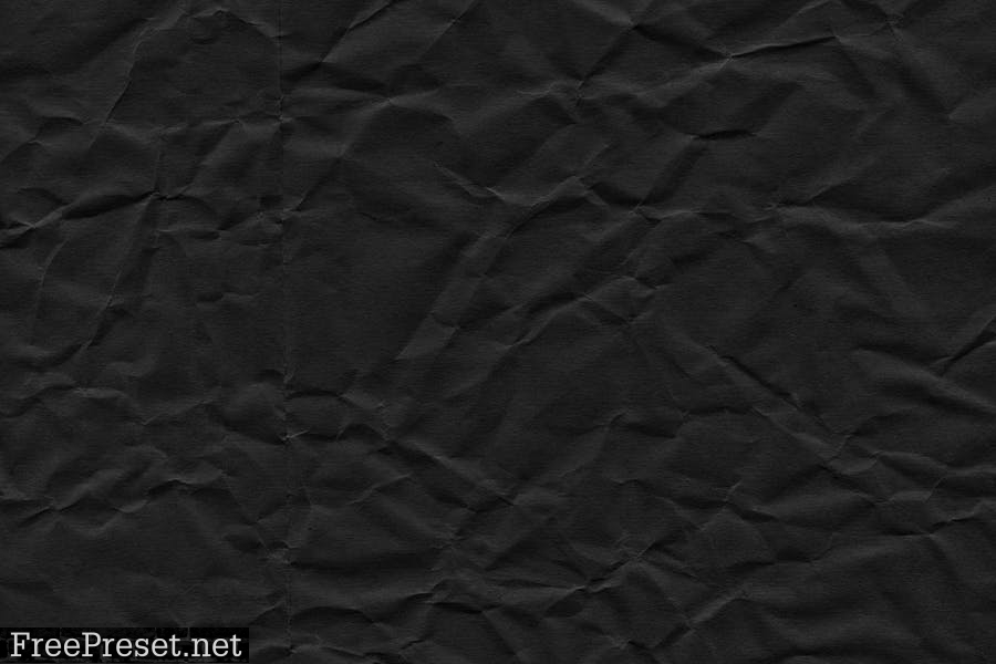 Black Crumpled Paper Textures Z7CRW25