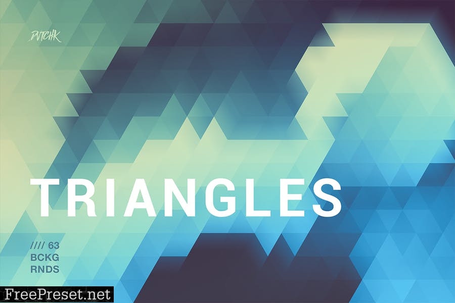 Blurry Triangles Backgrounds