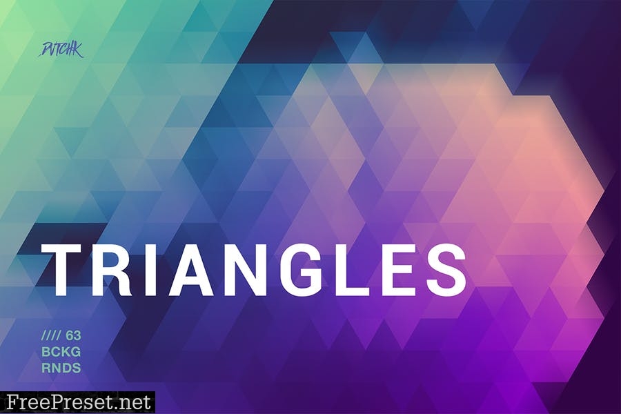 Blurry Triangles Backgrounds