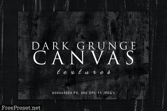 Dark Grunge Canvas Textures RRBY7AF