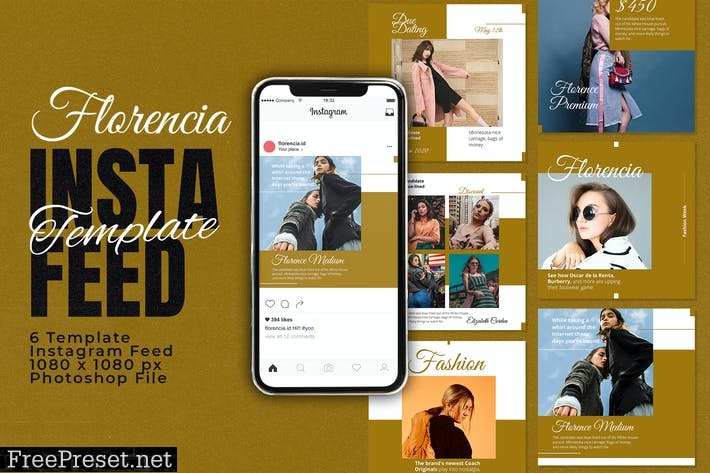 Florencia Instagram Feed Template D5UFMYH
