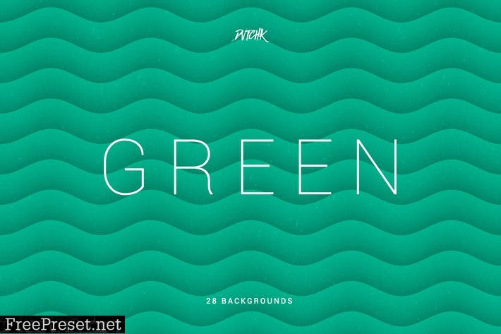 Green | Soft Abstract Wavy Backgrounds BQMLEVW