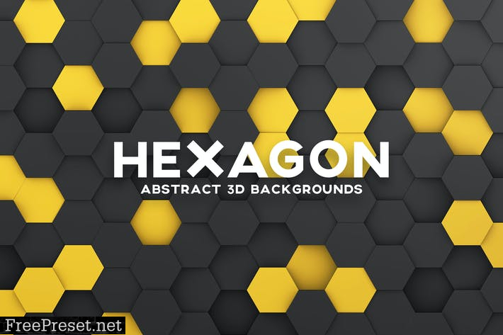 Hexagon 3D Background Set WETLP4P