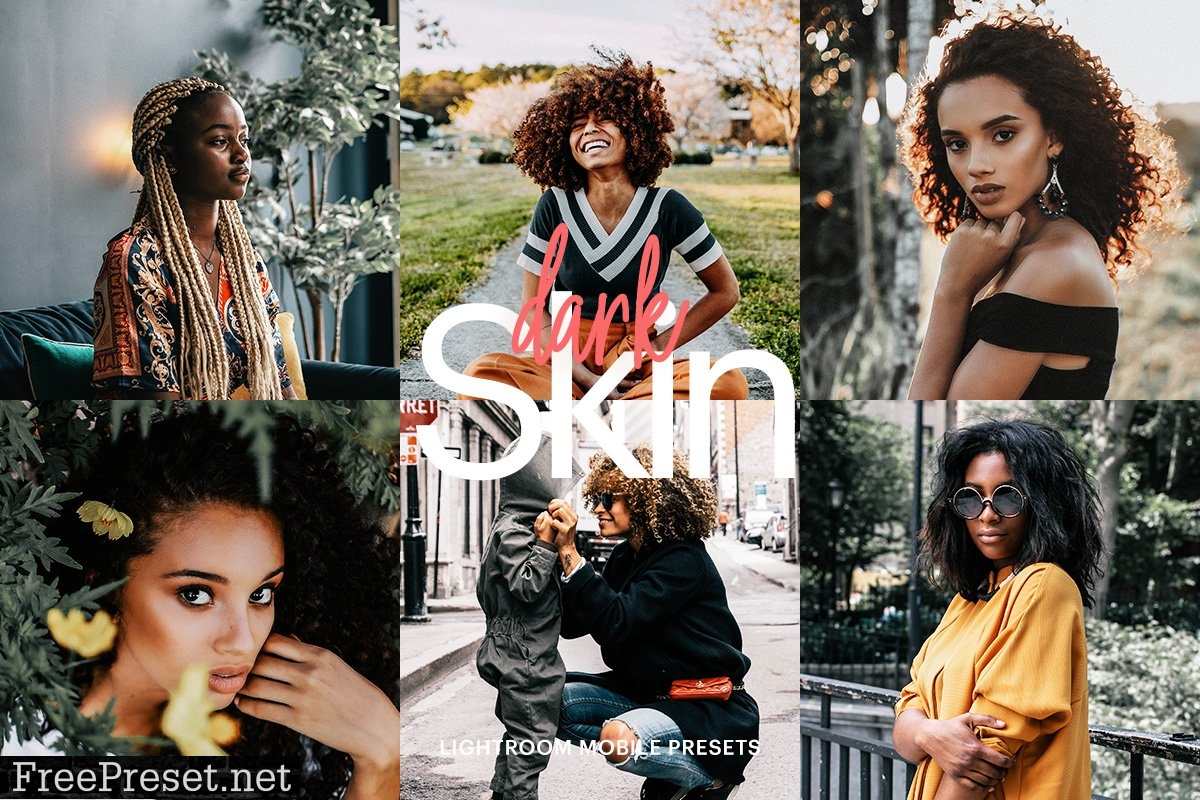 Lightroom Preset-Dark Skin Theme 4972975