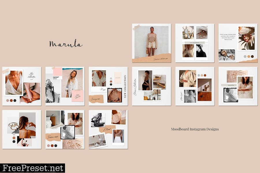 Marula - Moodboard Instagram Designs WDZ5TCS